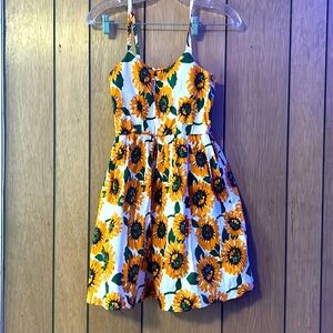 Sunflower MIDI Dress! Size small